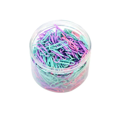 160 Pcs Color Paper Clips Office Supplies Paper Clip Large File Bookmark Paper Clip Organizer Stationery Stainless Steel