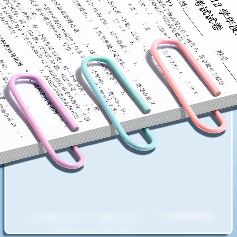 160 Pcs Color Paper Clips Office Supplies Paper Clip Large File Bookmark Paper Clip Organizer Stationery Stainless Steel
