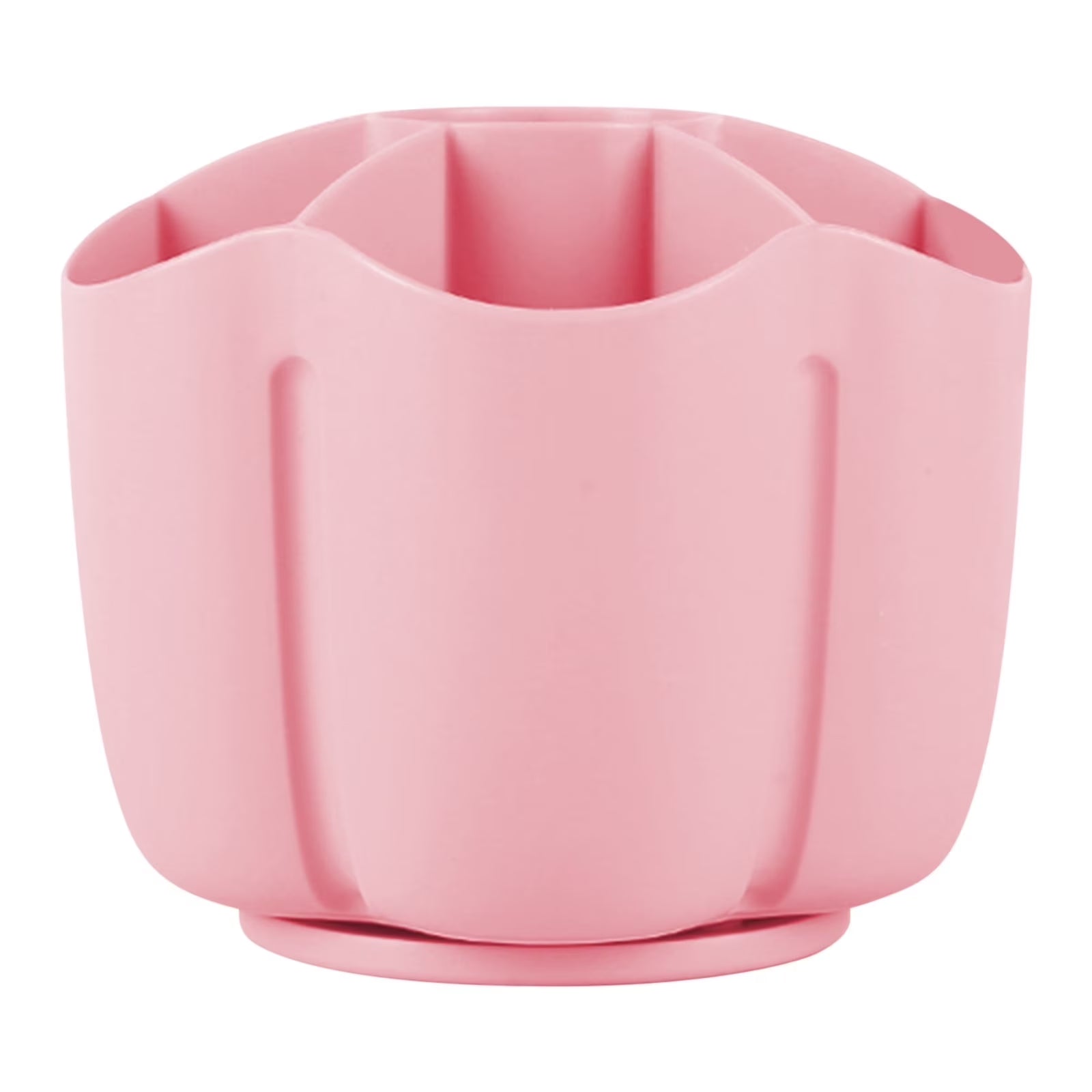 Pencil Pen Holder for Desk, 6 Slots Desktop Organizer, Cute Pen Organizers Stationery Supplies for Office Home & Art Supply(Pink)