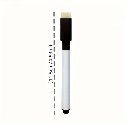 8Pcs/Set Erasable Nonmagnetic Whiteboard Marker Pens Office Stationery Supplies