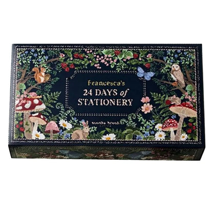Winter Woodlands Design Christmas Countdown Calendar Stationery Supplies Collectible Presents Stationery Advent Calendar 24 Days
