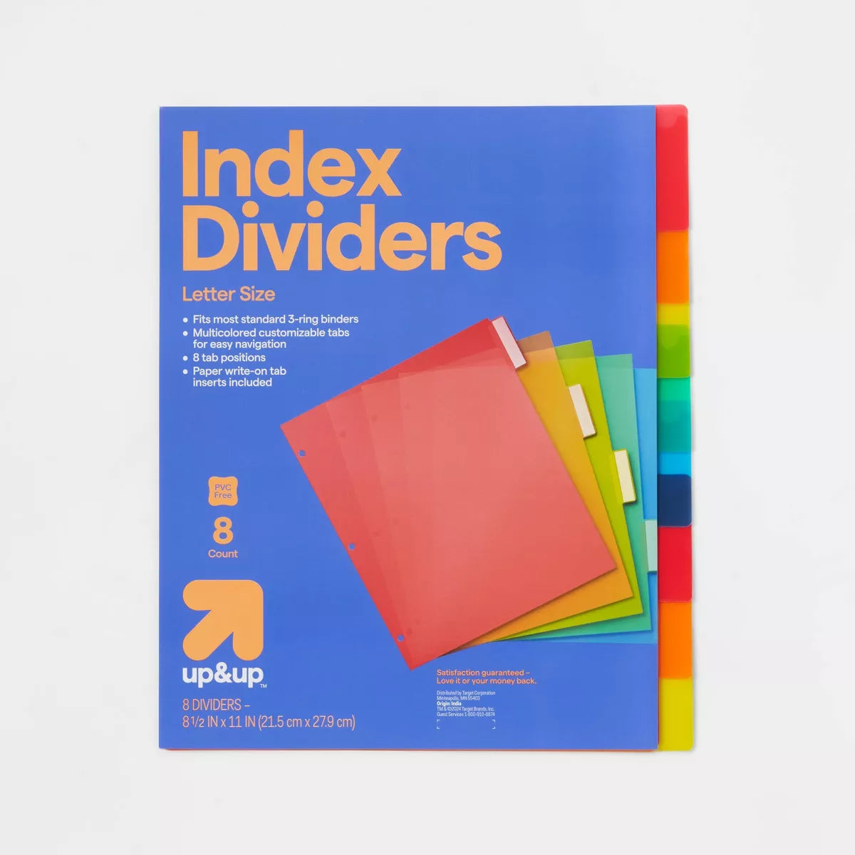 Plastic Letter Index Dividers - Up&Up
