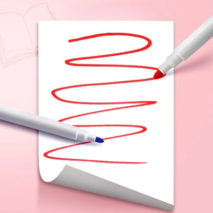 8Pcs/Set Erasable Nonmagnetic Whiteboard Marker Pens Office Stationery Supplies